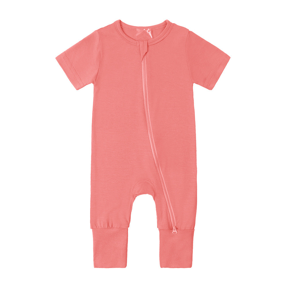 Baby Bamboo Fiber Jumpsuit Infant Romper