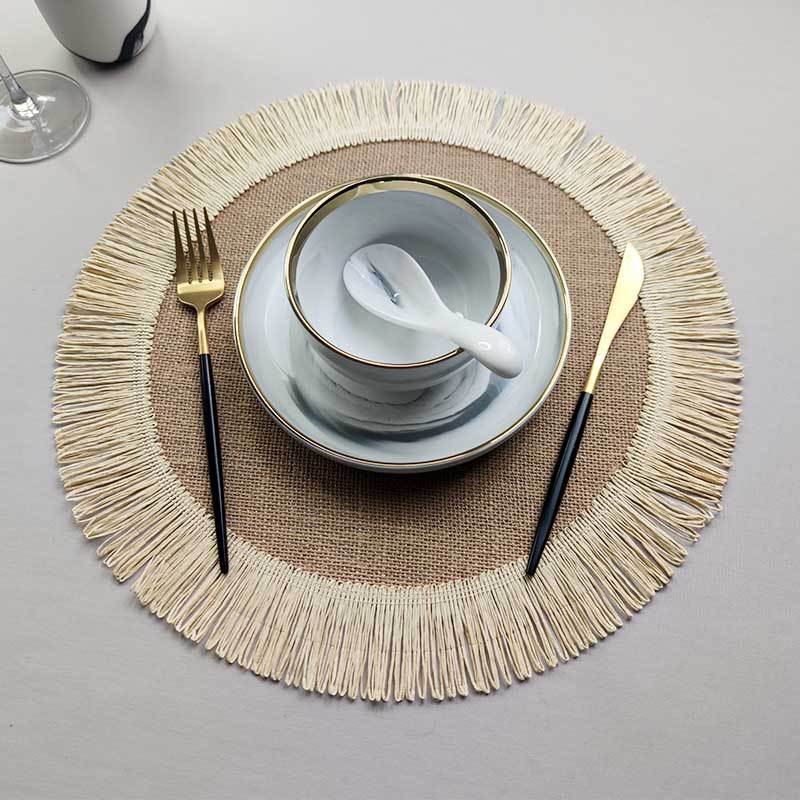 Jute Placemat Heat Insulation Non-slip Mat