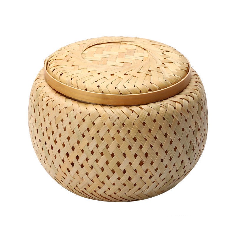 Bamboo Woven Tea Pot Gift Box