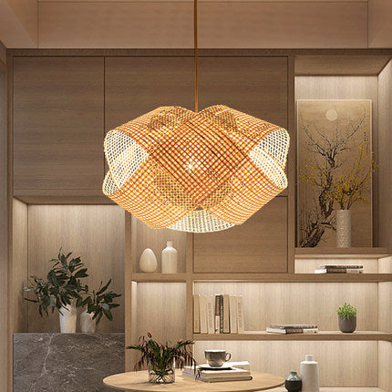 Bamboo Woven Bamboo Lamp Creative Decorative Chandelier