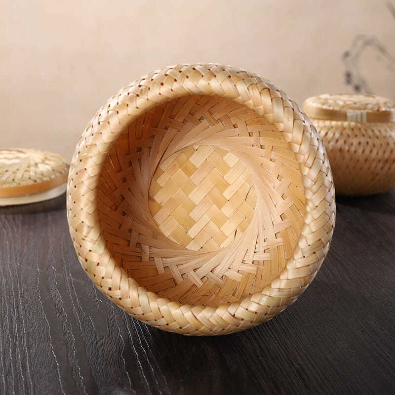 Bamboo Woven Tea Pot Gift Box