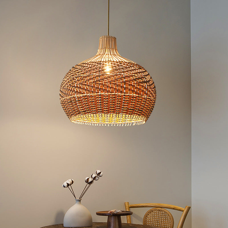 Nordic Rattan Chandelier