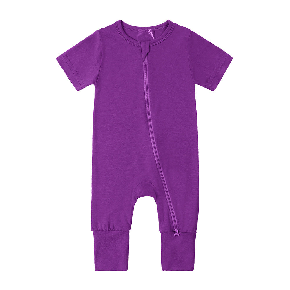 Baby Bamboo Fiber Jumpsuit Infant Romper