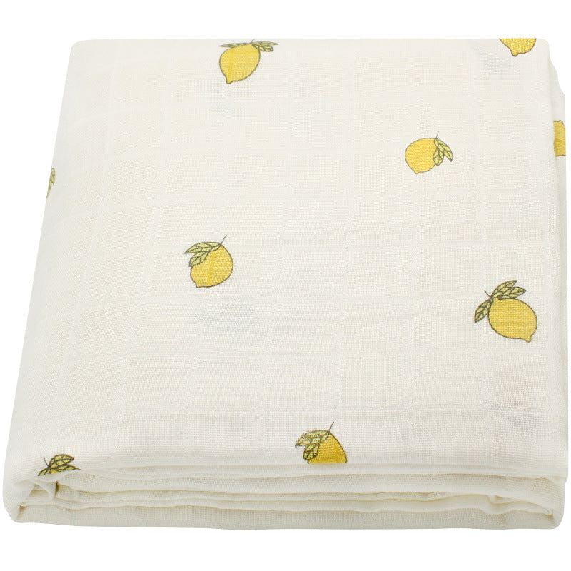 Bamboo Cotton Cloth Quilt Cover Blanket Newborn Baby Swaddle Summer Bag