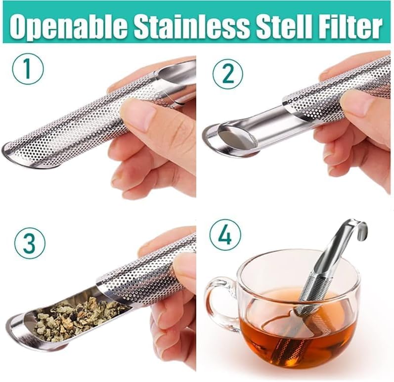 Stainless Steel Tea Diffuser  Mesh Strainer For Loose Leaf Tea