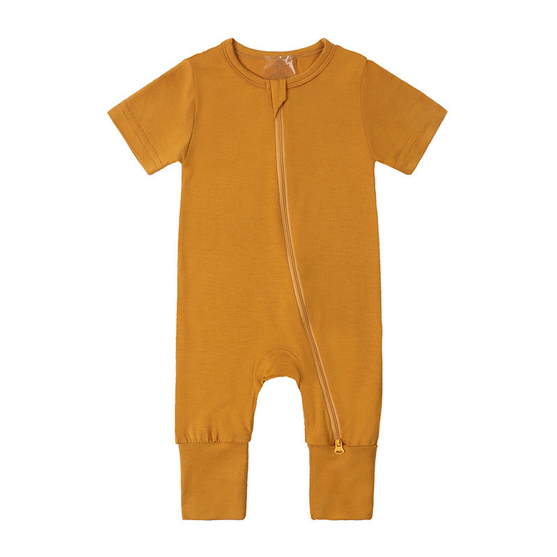 Baby Bamboo Fiber Jumpsuit Infant Romper