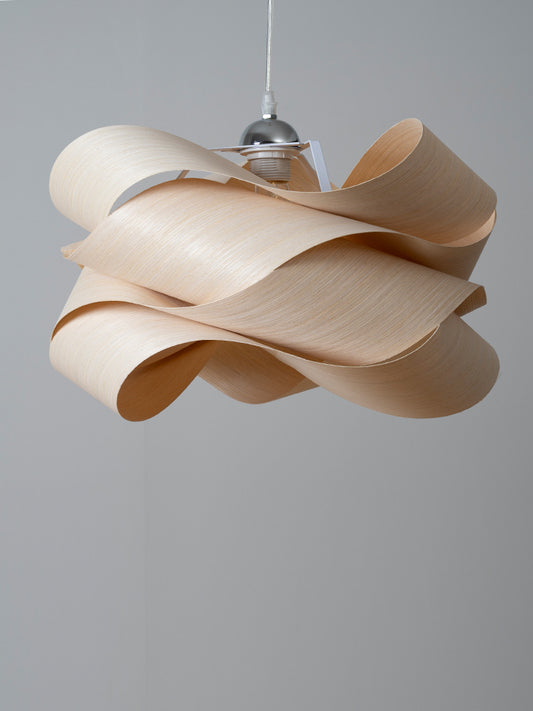 Twist Solid Wood  Lamp