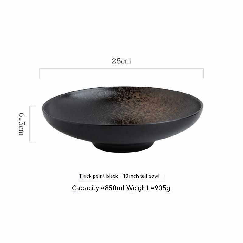 Japanese Ceramic Bamboo Hat Salad Bowl