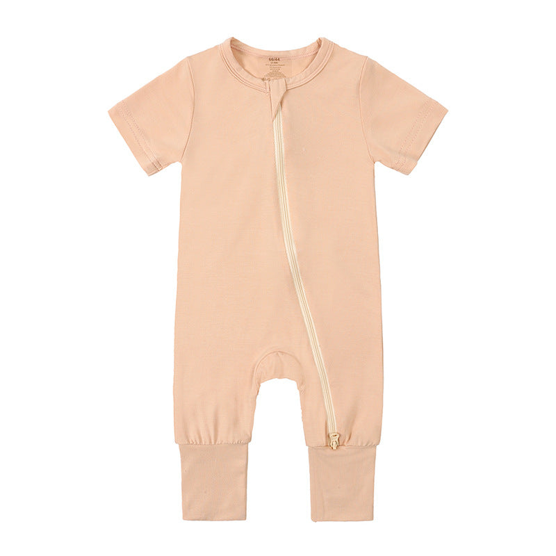 Baby Bamboo Fiber Jumpsuit Infant Romper