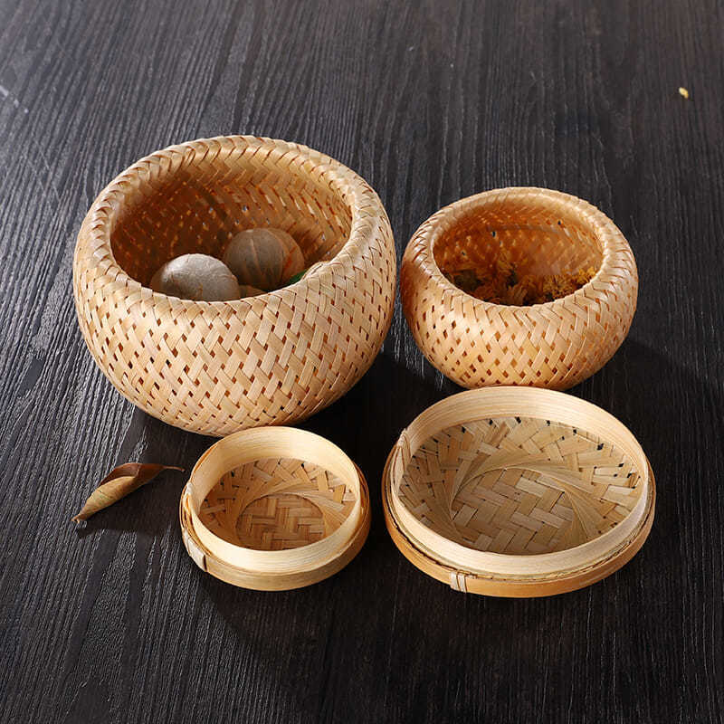 Bamboo Woven Tea Pot Gift Box