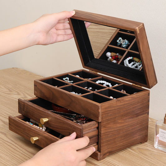 Solid Wood Jewelry Box