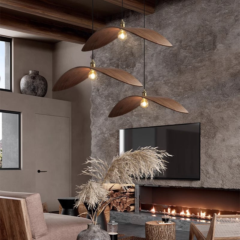 Zen Walnut Chandelier