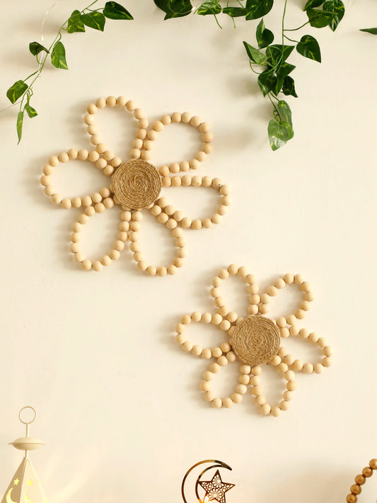 Hanging Wooden Beads Flower