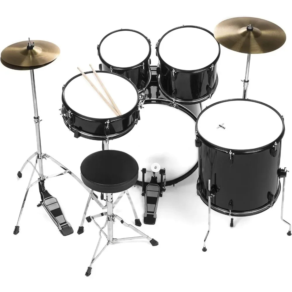 5-Piece Full Size Complete Adult Drum Set