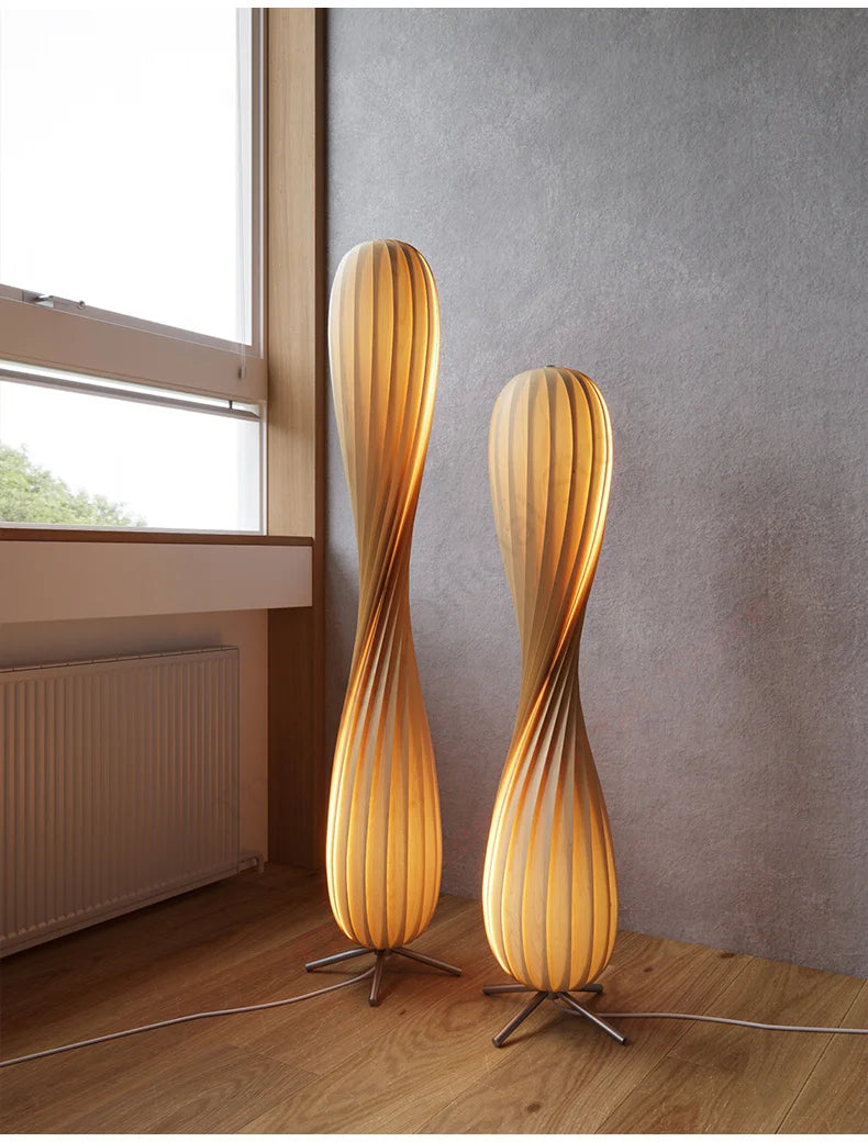 Wooden Floor Lamp Lighting Fixture