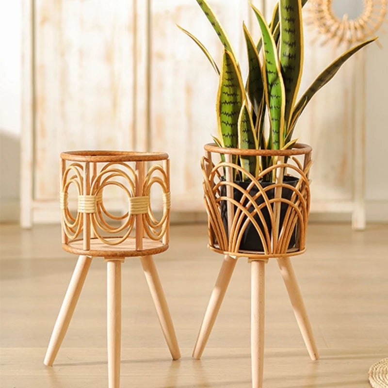 Rattan Plant Stand