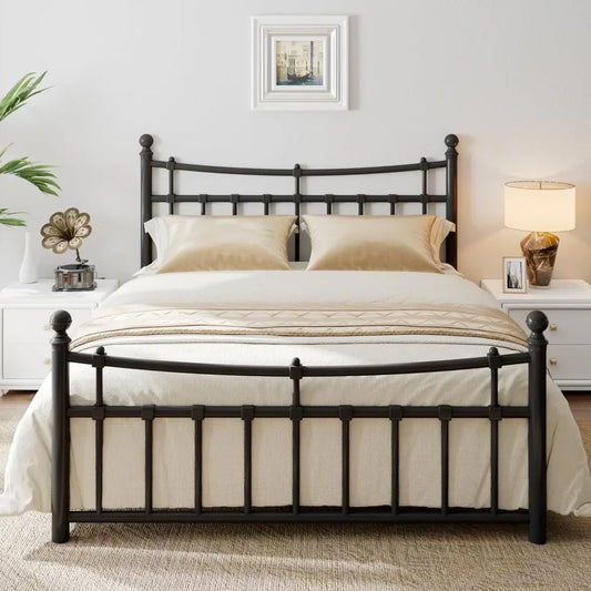 Queen Size Metal Platform Bed Frame