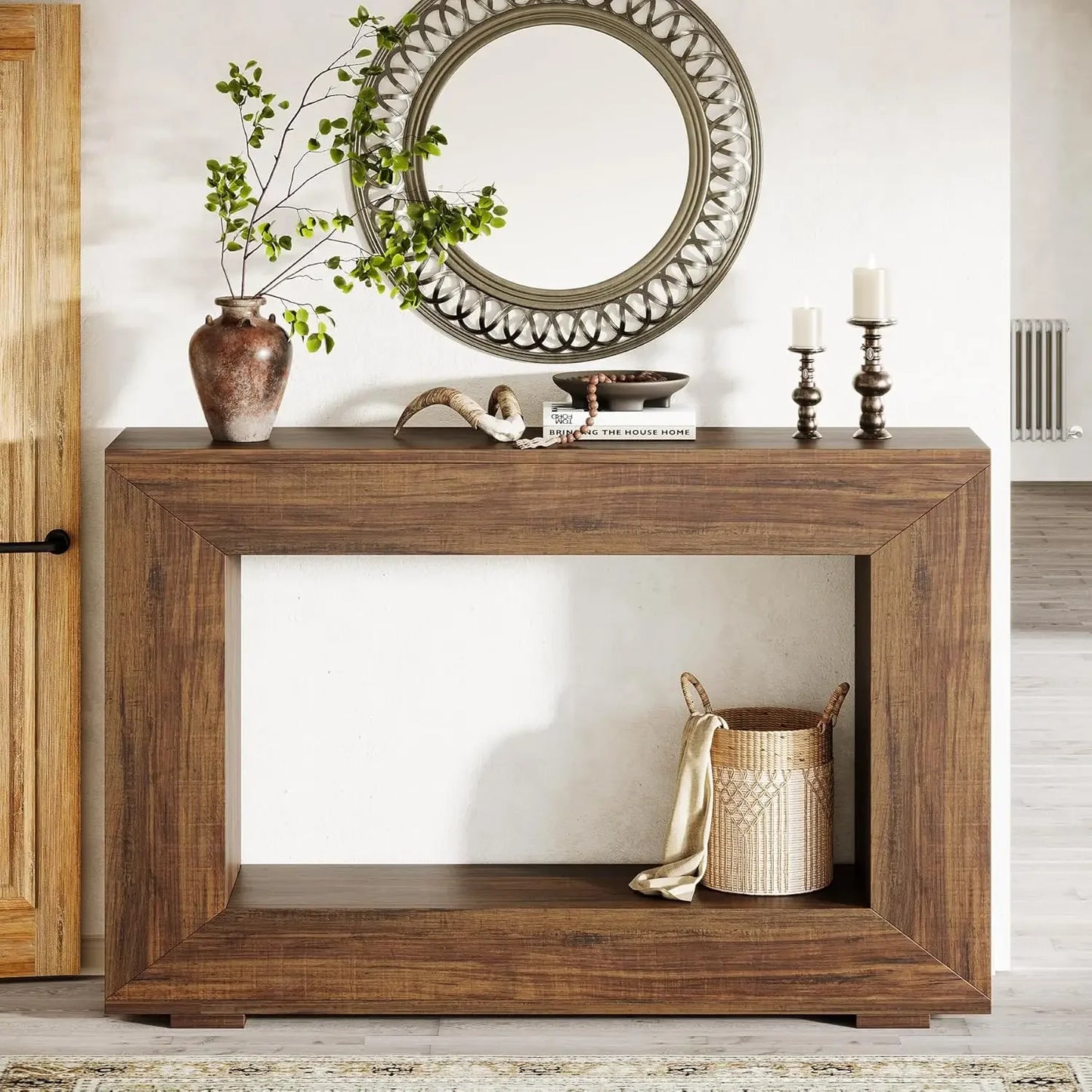 Wooden Entry Hallway Table