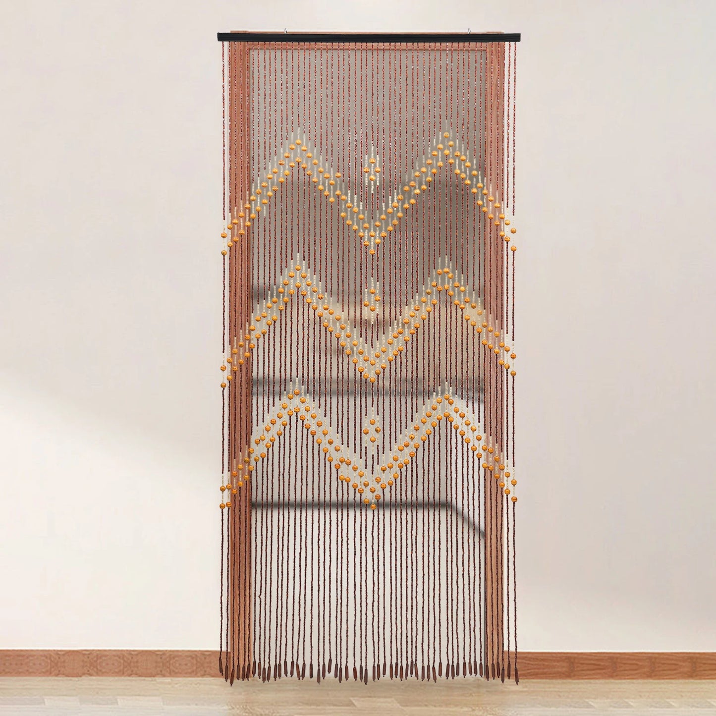 Wood Beaded Curtain for Doorway