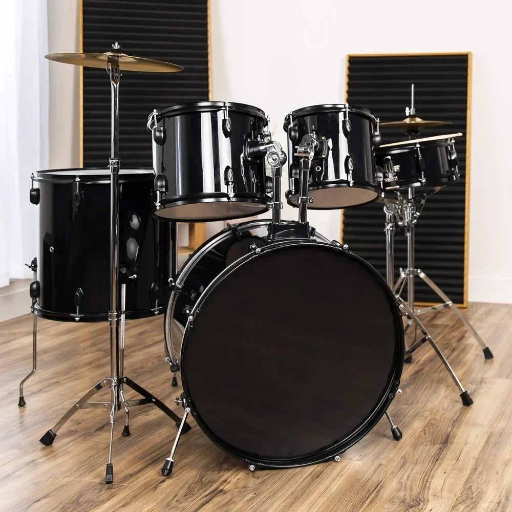 5-Piece Full Size Complete Adult Drum Set