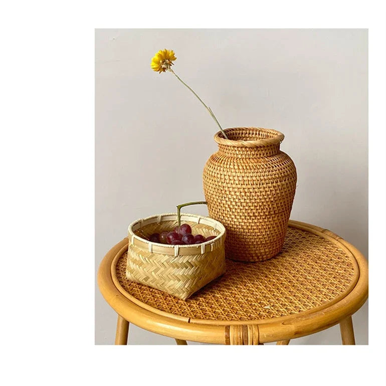 Large Handmade Rattan dry Flower Vase