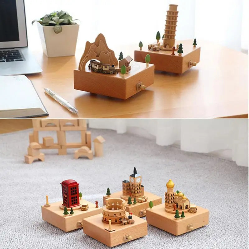 Elegant Wooden Music sound  Box