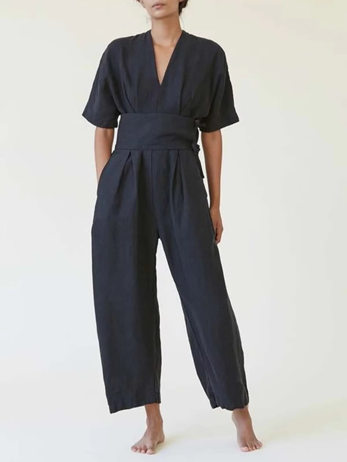 Cotton Linen Jumpsuit