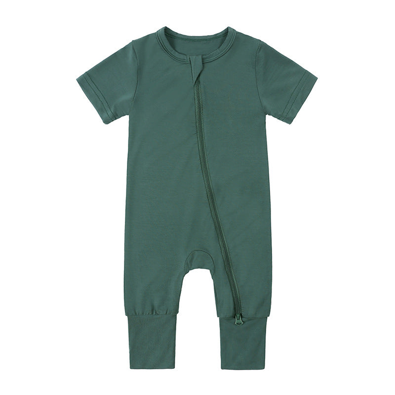 Baby Bamboo Fiber Jumpsuit Infant Romper