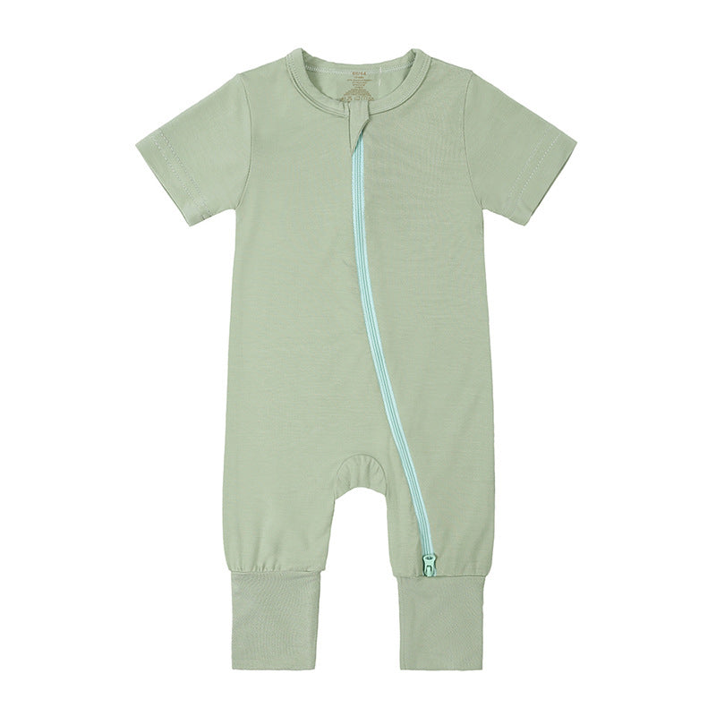 Baby Bamboo Fiber Jumpsuit Infant Romper