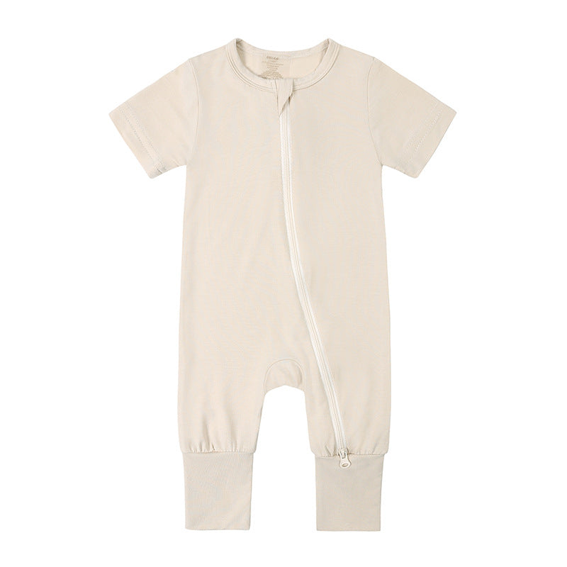 Baby Bamboo Fiber Jumpsuit Infant Romper