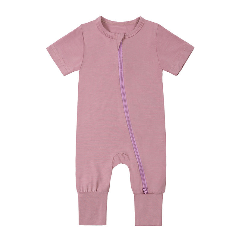 Baby Bamboo Fiber Jumpsuit Infant Romper