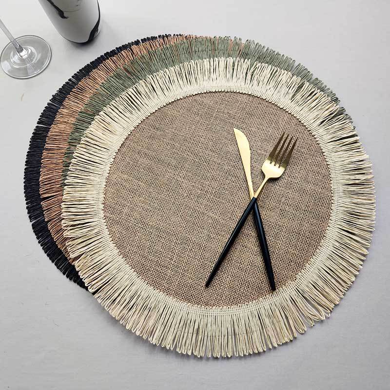 Jute Placemat Heat Insulation Non-slip Mat