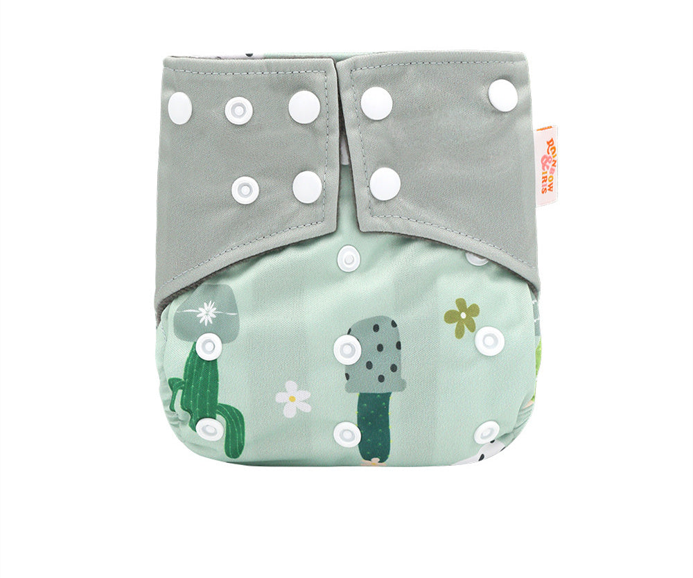 Western Style Digital Printing Bamboo Charcoal Diapers