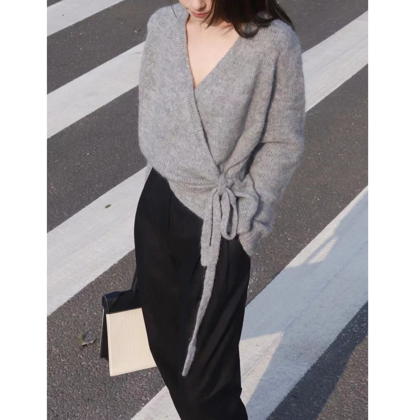 Wool Asymmetric Sweater