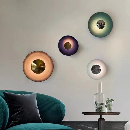 Modern Round Color Wall Lamp