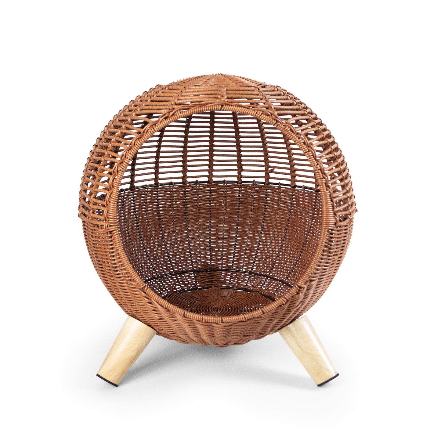 Rattan Woven Round Cat Bed